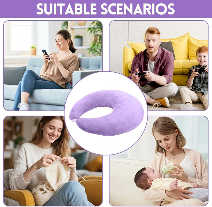 Ergonomisches Crealis-Kissen, Schosskissen Lesekissen,Ergonomisches Gaming Armkissen, Häkelkissen St
