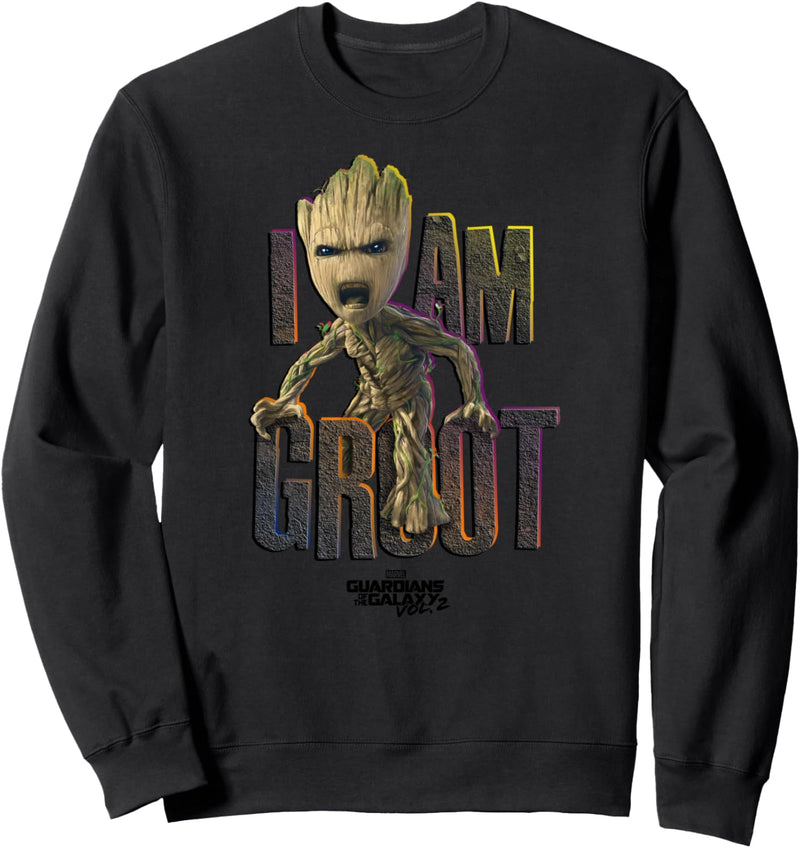 Marvel Guardians Vol.2 I AM GROOT Cute Angry Sweatshirt
