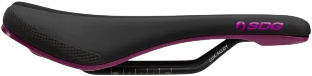 SDG Components Bel-Air V3 Lux-Alloy Mountain Bike Saddle Saddle, 260 x 140mm, Unisex, Road Gravel Bi
