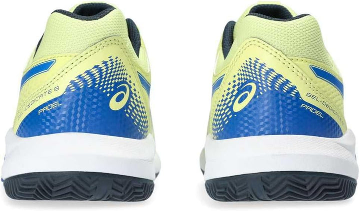 ASICS Herren Gel-Dedicate 8 Padel Sneaker 40 EU Glow Yellow Illusion Blue, 40 EU Glow Yellow Illusio
