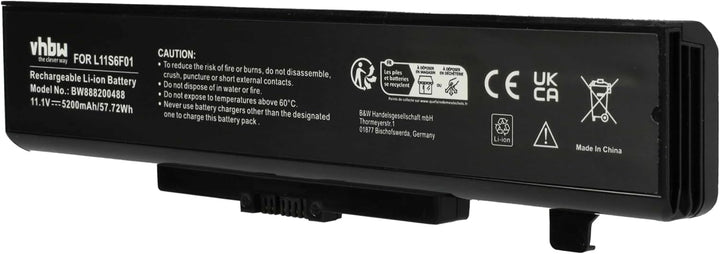 vhbw Akku kompatibel mit Lenovo Thinkpad Edge E531 (6885CMC), E535, E545, E540 Notebook (5200mAh, 11