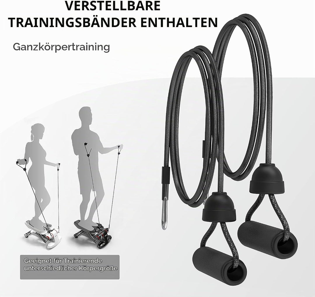 PROIRON Stepper für Zuhause, Up-Down-Stepper mit Display für Bein- und Po-Training, Grösseres Pedal