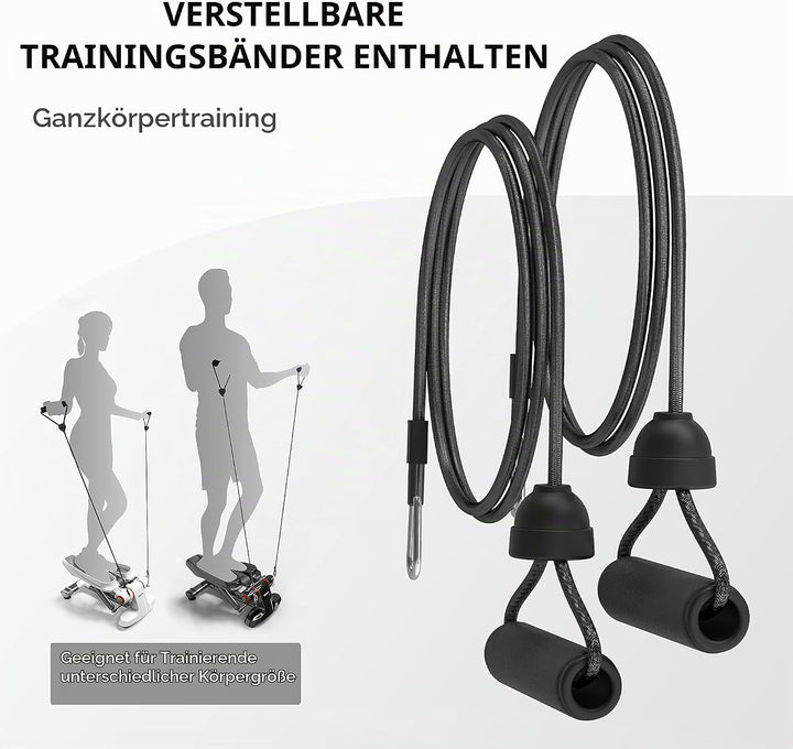 PROIRON Stepper für Zuhause, Up-Down-Stepper mit Display für Bein- und Po-Training, Grösseres Pedal