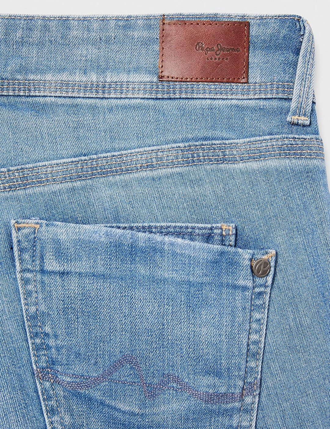 Pepe Jeans Damen Saturn Straight Jeans 24W / 34L Blue (Denim-vs9), 24W / 34L Blue (Denim-vs9)