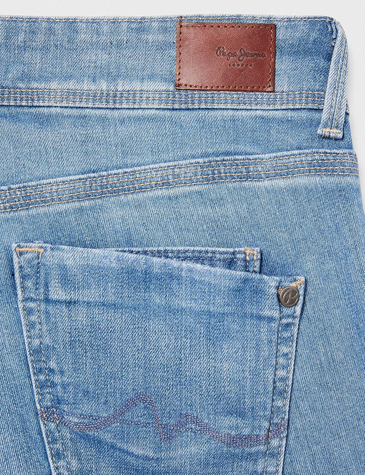 Pepe Jeans Damen Saturn Straight Jeans 24W / 34L Blue (Denim-vs9), 24W / 34L Blue (Denim-vs9)