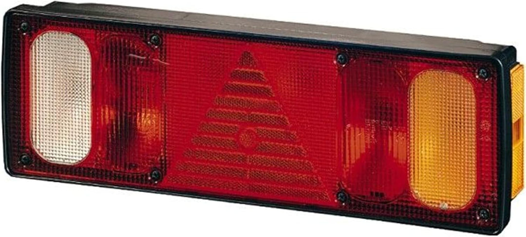 HELLA - Heckleuchte - EasyConn I - Glühlampe - 24V - Anbau/geschraubt - Lichtscheibenfarbe: mehrfarb