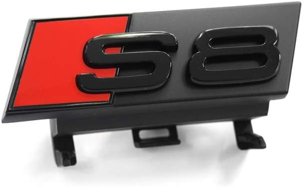 Audi 4N0071805 Schriftzug S8 schwarz Tuning Exclusive Kühlergrill Black Edition Emblem