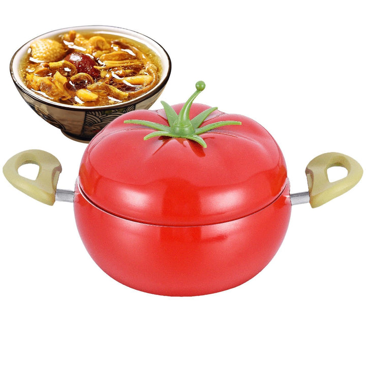 Kochtopf Mit Tomatenform - Kreatives Fruchtförmiges Kochgeschirrpfanne | Nicht Stick Tomaten Topf Mi