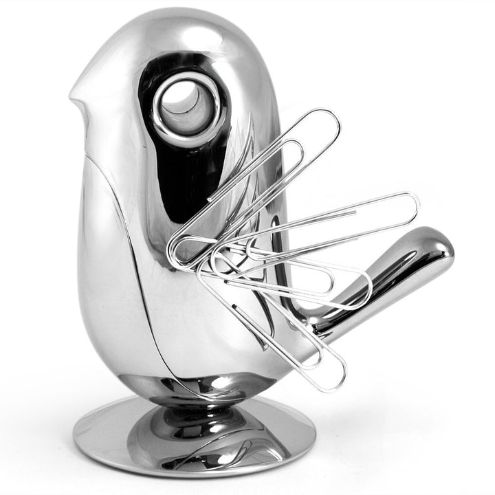 Alessi RT01 Magnetischspender für Büroklammern,Ã˜ 9,5cm, H 10,5cm