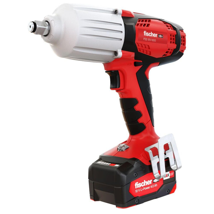 Fischer Akku-Schlagschrauber FSS 18V 600 - Set 3, Schwarz Schlagschrauber-Set 600 Nm. + Akkupack + L