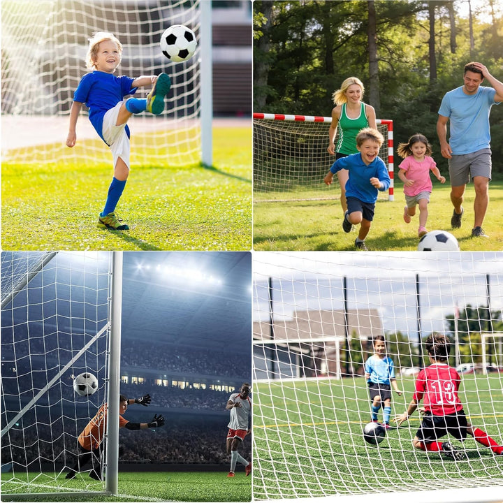 Fussballnetz Tornetz für Fussballtraining &amp; Sportspiel, Ersatznetz für Fussballtor in Verschiedenen