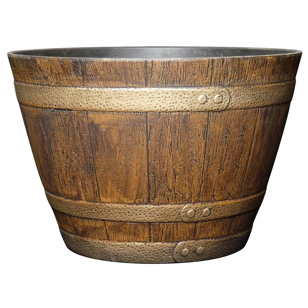 garedengoodz 74 Whiskey Pflanzgefäss, 22,9 cm Distressed Eiche 15-inch, 15-inch