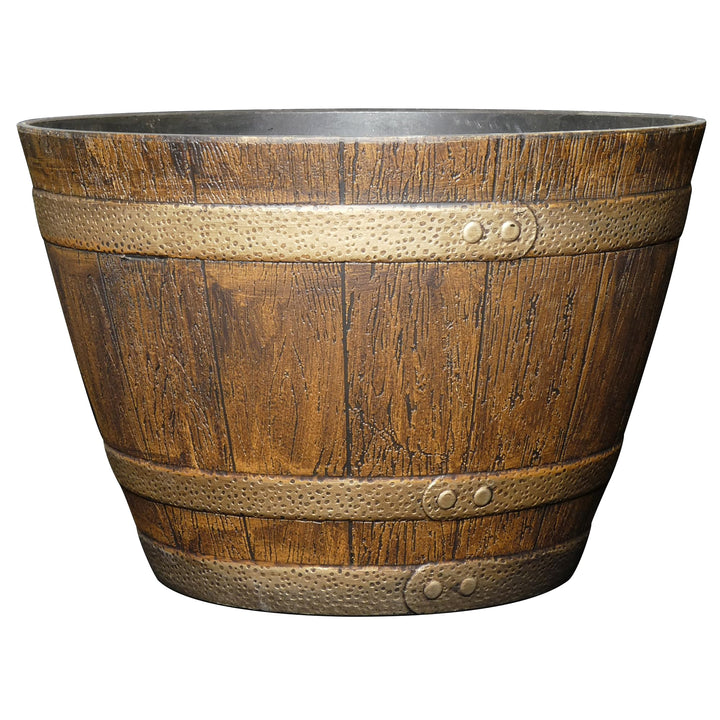 garedengoodz 74 Whiskey Pflanzgefäss, 22,9 cm Distressed Eiche 15-inch, 15-inch