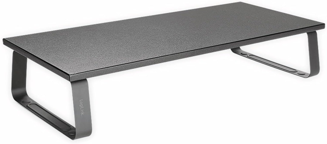 LogiLink TV- Monitorerhöhung aus Stahl & stabiler Spanplatte & EVA Polster (Dicke: 1,2cm), max. Bela