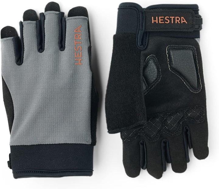 Hestra Unisex Bike Guard Kurzer 5-Finger-Handschuh, Halbfinger-Rennradhandschuh, MTB-Handschuh, stos