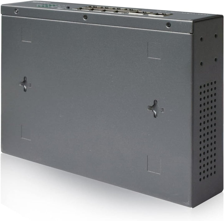 DIGITUS Fast Ethernet PoE+ Switch - 19 Zoll - 8 Ports + 2X Uplink RJ45 - IEEE802.3af/at - 120W Power