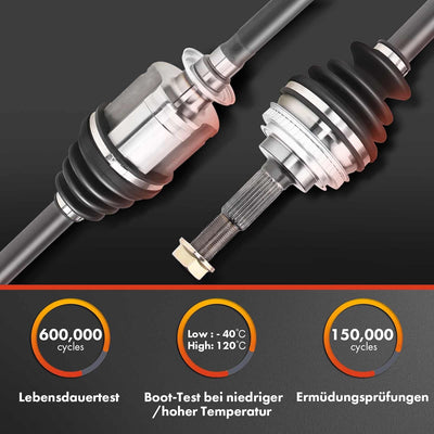 Frankberg Antriebswelle Vorderachse Rechts Kompatibel mit S40 I VS 1.8L 2.0L 1999-2003 V40 Kombi 645