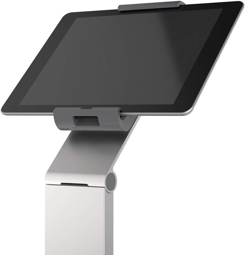 Durable Tablet Bodenständer (für Tablets 7-13 Zoll, 360° drehbar mit Diebstahlsicherung) silber/anth