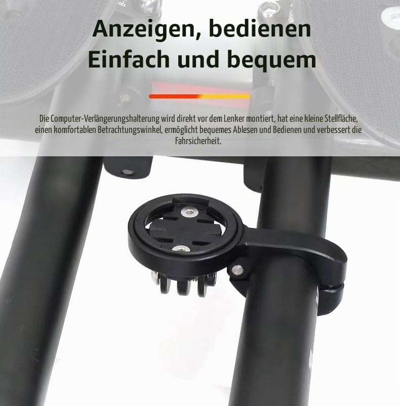 GPS-Computerhalterung für Aero Bars, TT Bars oder Tri Bars für Rennräder und Triathlon, kompatibel m