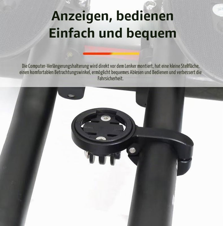 GPS-Computerhalterung für Aero Bars, TT Bars oder Tri Bars für Rennräder und Triathlon, kompatibel m