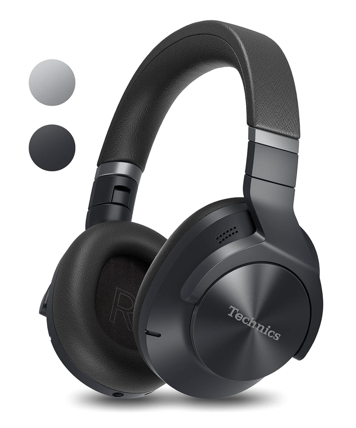 Technics EAH-A800E-K Bluetooth Kopfhörer, Over-Ear mit Noise Cancelling und Mikrofon, ergonomisches