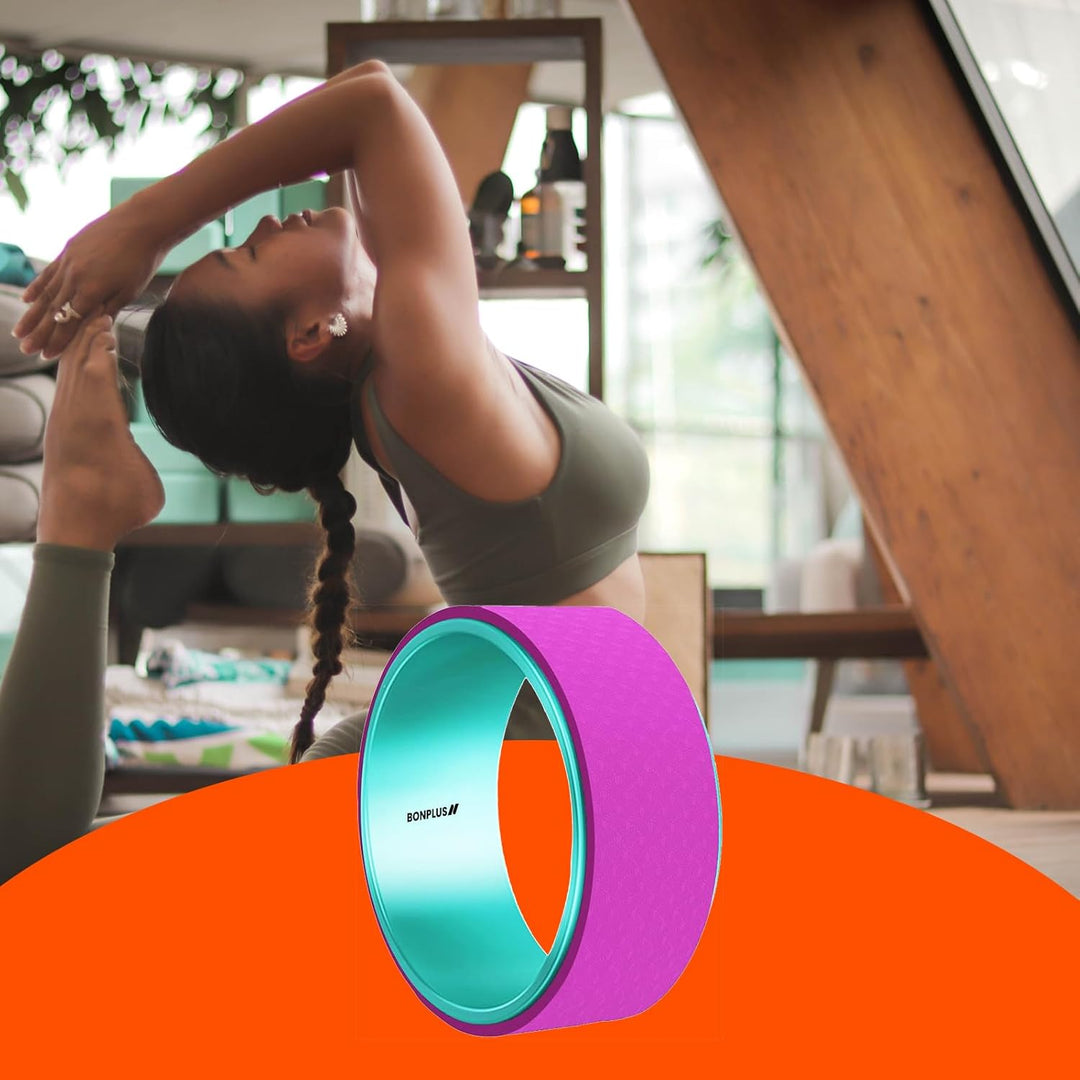 Yoga-Rad | Pilatesrolle | Pilates-Reifen | Yoga-Zubehör | Pilates-Roller | Zum Dehnen, Ausbalanciere