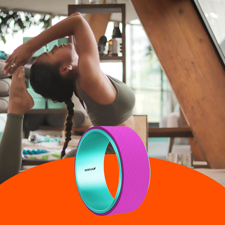 Yoga-Rad | Pilatesrolle | Pilates-Reifen | Yoga-Zubehör | Pilates-Roller | Zum Dehnen, Ausbalanciere
