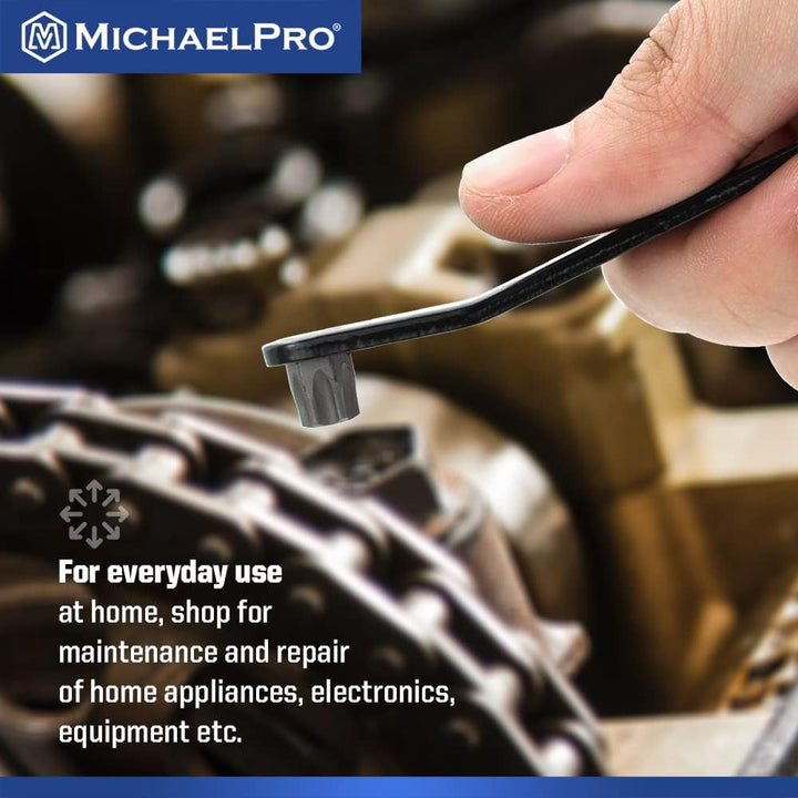 MichaelPro MP002029 5-Piece Ultra Low Profile Offset Screwdriver Set Slim Profile Angle Screwdriver