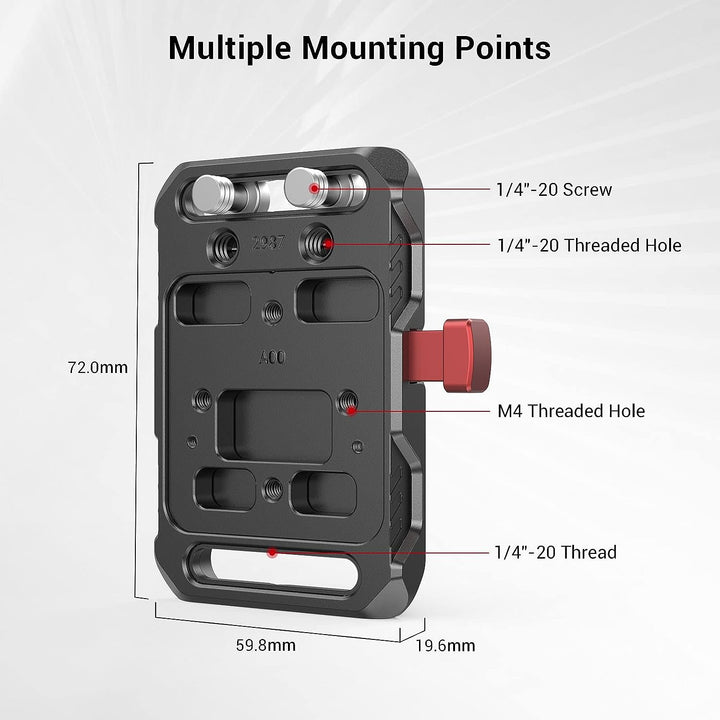 SMALLRIG Mini V Mount Batterieplatte Kamera Akku Platte Camera Battery Plate - 2987