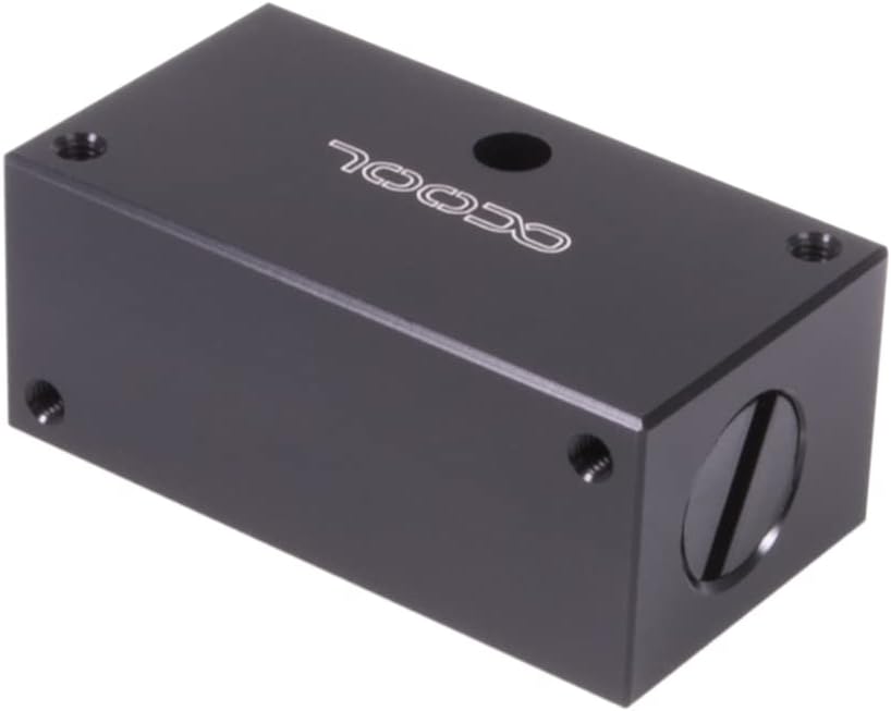 Alphacool ES Distro Plate C1 Verteiler, schwarz