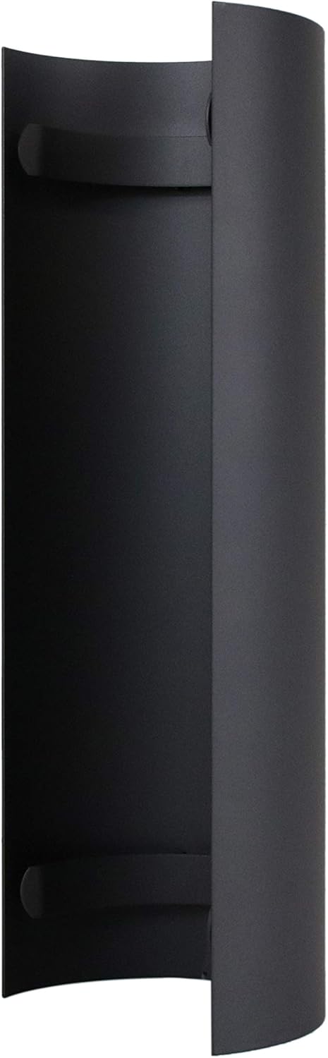 LANZZAS Ofenrohr Hitzeschutz/Thermoschild 460 mm, im Durchmesser, DN Ø 150 mm, Farbe: gussgrau - wei