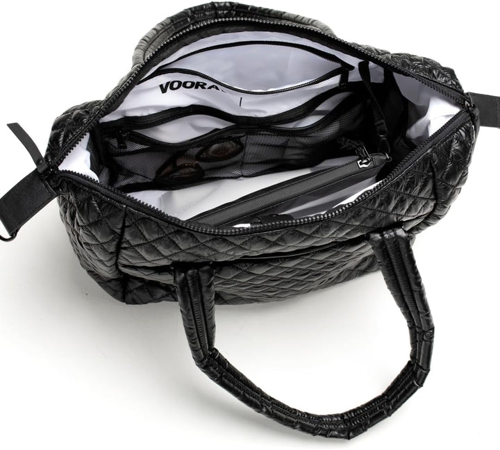 Vooray Alana Duffel - 25L - Travel Duffel & Gym Bag with Laptop Sleeve, Shoe Pocket & Dry Pocket
