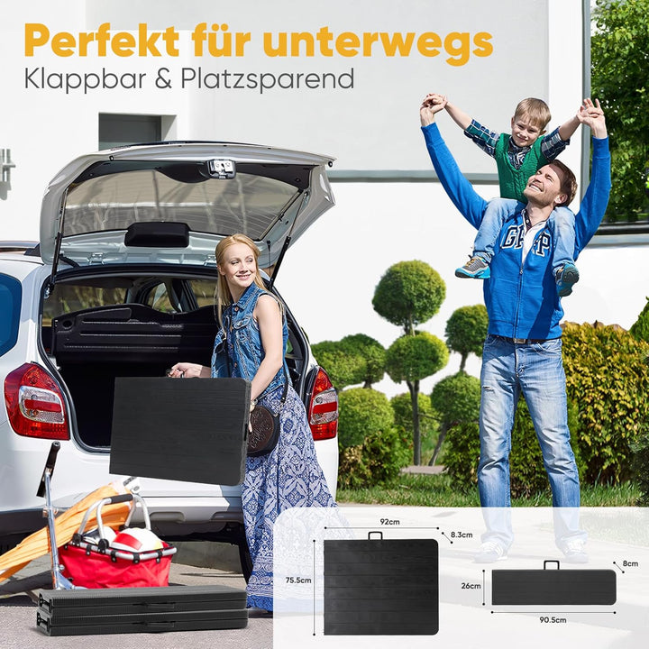 Sekey Bierzeltgarnitur Klappbar Campingtisch Set, 2 x Bierbänke & 1 x Biertisch, 180cm Biertischgarn