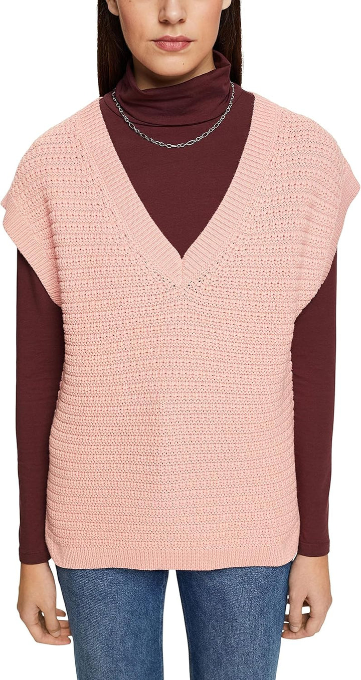 ESPRIT Damen Pullover S 666/Blush 2, S 666/Blush 2