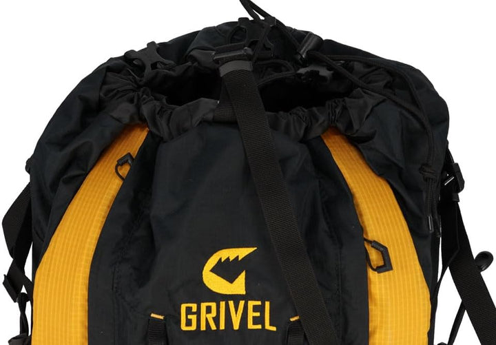 Grivel Alpine Pro 40+10 Gelb-Schwarz, Kletterrucksack und Seilsack, Grösse 40+10l - Farbe Black - Ye