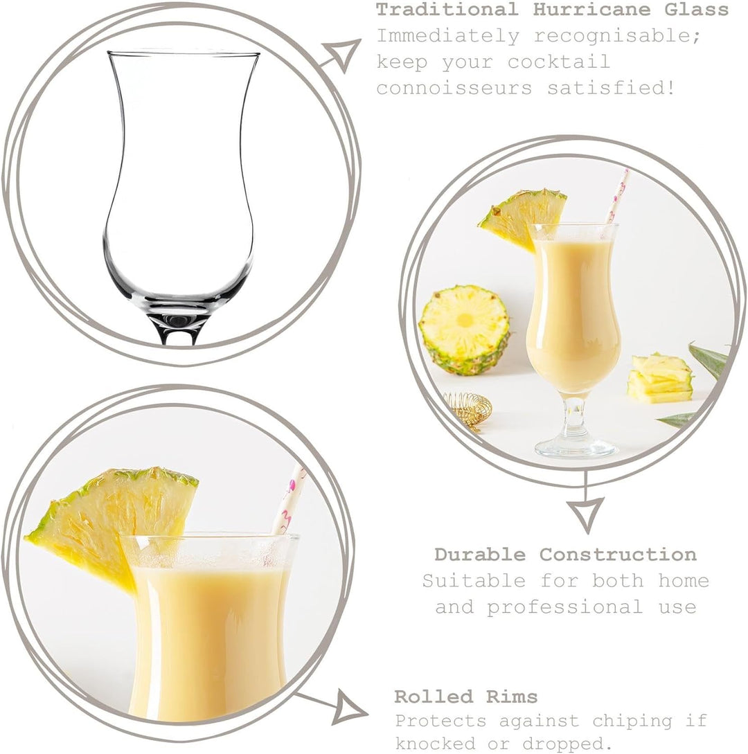 Lav Fiesta Pina Colada Gläser - 460ml - Pack Von 12