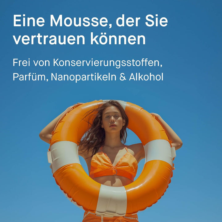 EVY Sport LSF20 Outdoor Sonnenschutz Mousse - extrem schweiss- und wasserfest, lang wirksame, pflege
