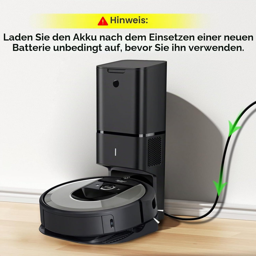 ABL-F Akku für iRobot Roomba i3 i3+ 3150 i4 i4+ 4150 i7 i7+ j7 j7+ 7158 7150 7550 7558 i8 und e5 515