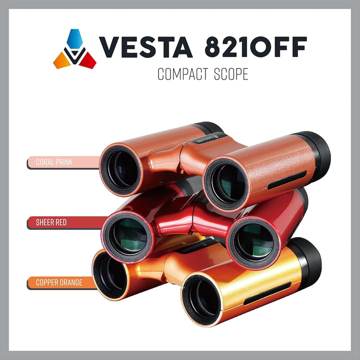Vanguard Vesta 8210FF CP Fernglas ohne Fokus, 8 x 21, Orange, 8x21 orange