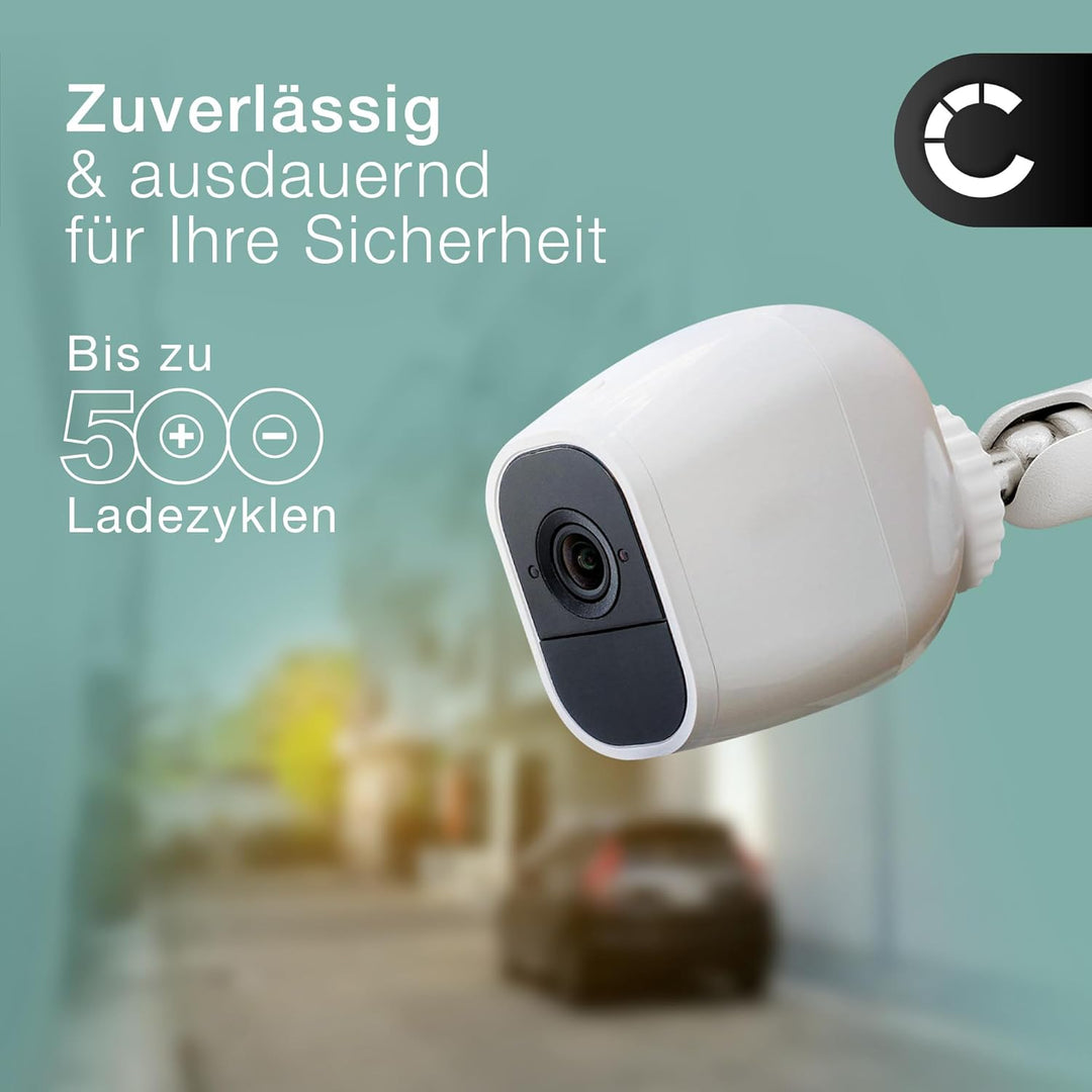 CELLONIC, Akku für Haustechnik, kompatibel mit Arlo Pro 3 Floodlight, Go 2, 4 XL, A-14, Ultra 2 (3.7