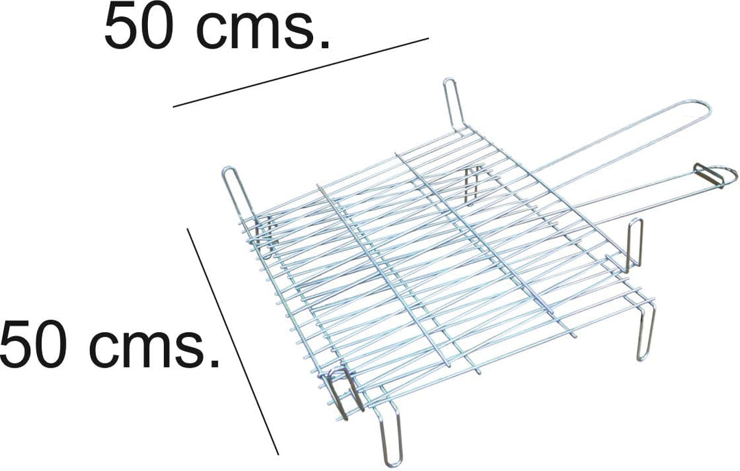 IMEX EL ZORRO - Doppel-Grillrost, Grillmass: 50x50 cm, 50x50 cm