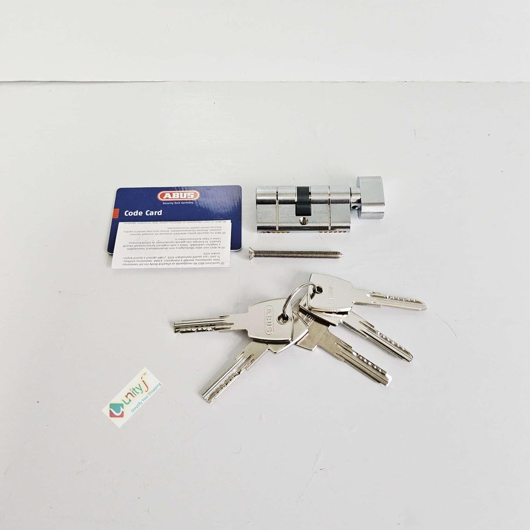 ABUS Zylinder KD6PSN Z30/K30 BKN 30+30 Vernickeltes Messing, 30+30 Vernickeltes Messing