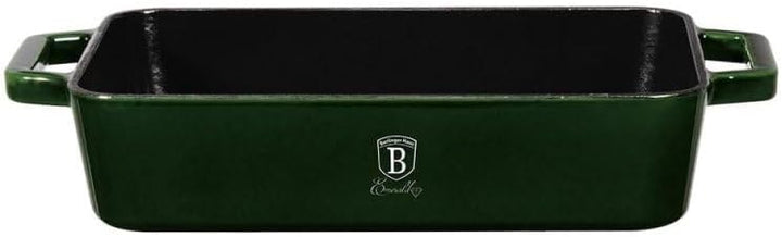 Berlinger Haus Collection Roaster, 30 cm, cast Iron, BH/6506 Emerald, 18/8 Edelstahl