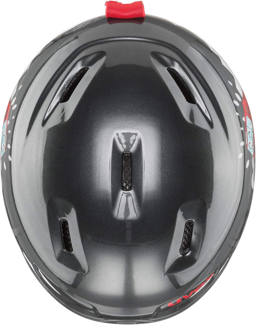 uvex manic - Skihelm für Kinder - individuelle Grössenanpassung - optimierte Belüftung 46-50 cm blac