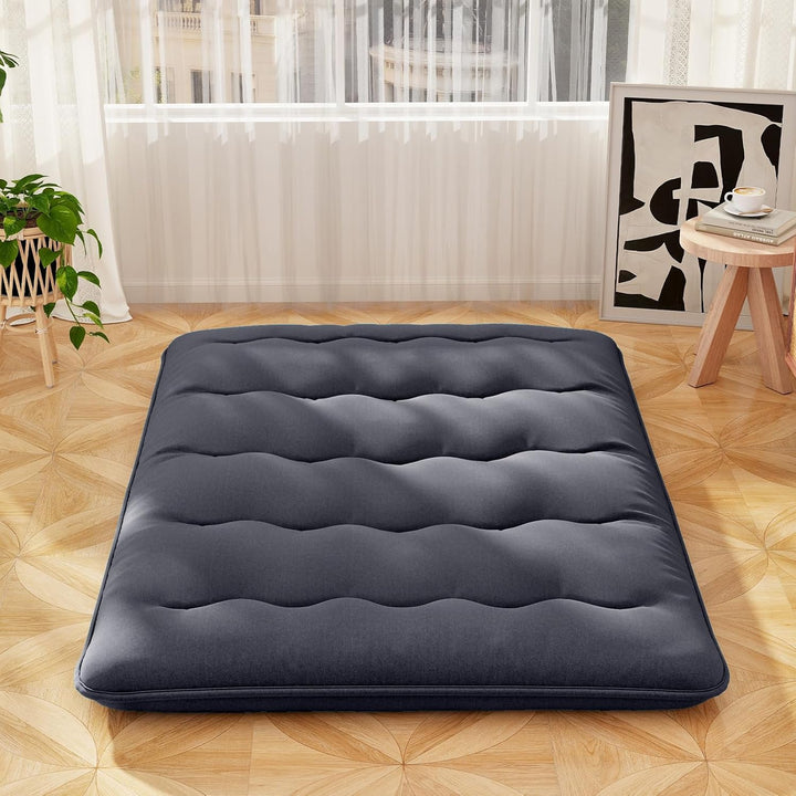 COSTWAY Japanische Futon Matratze, Tatami-Matte, Bodenmatratze, Klappmatratze mit waschbarem Bezug,
