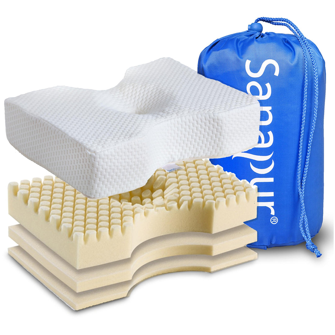 Sanapur Original Kissen 4.0 - Variante MED - Orthopädisches Seitenschläferkissen Made in Germany mit