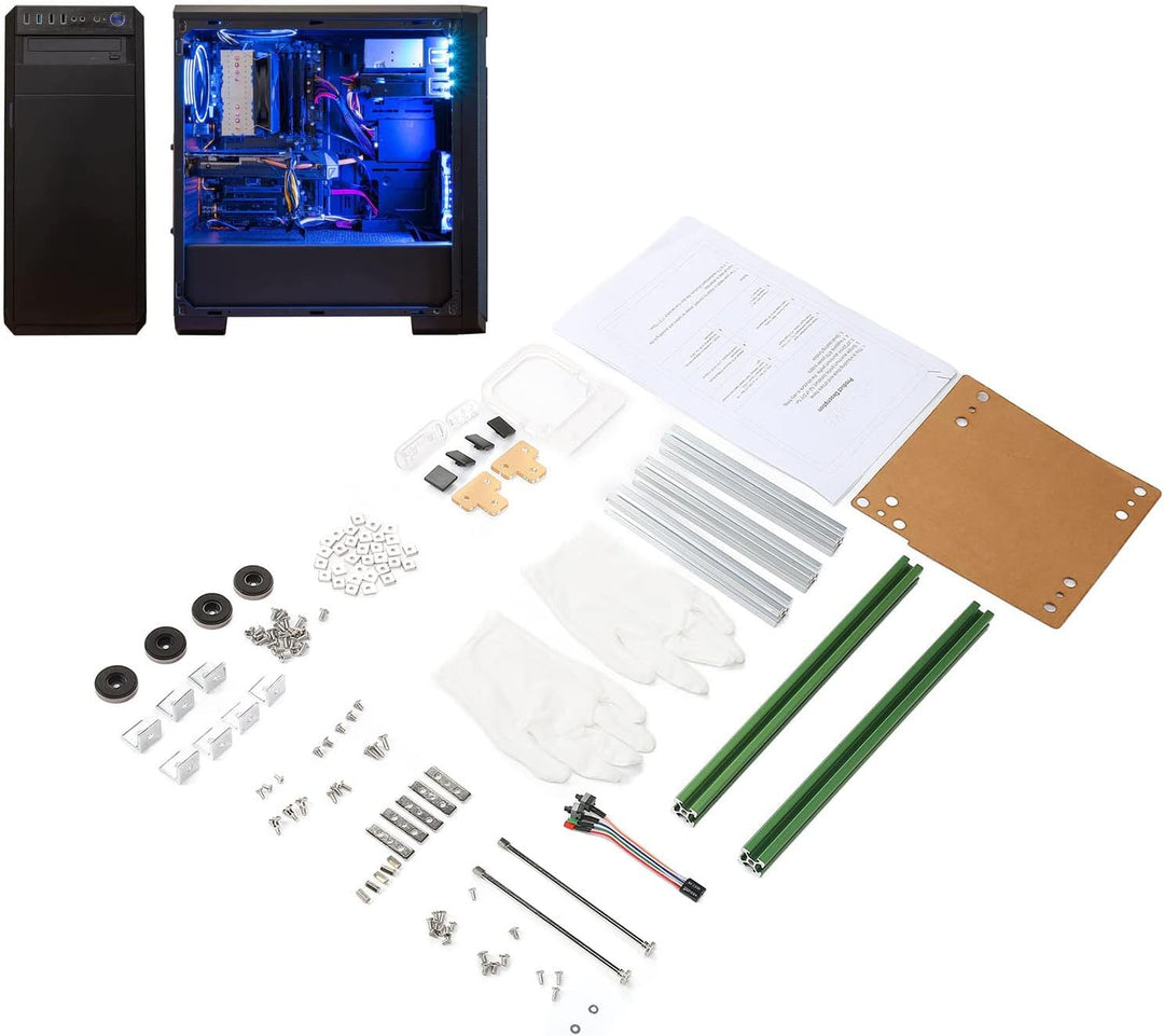 DIY Chassis Bracket Open Chassis DIY Computer Motherboard Case Rack Support Grafikkarte, PC Open Fra
