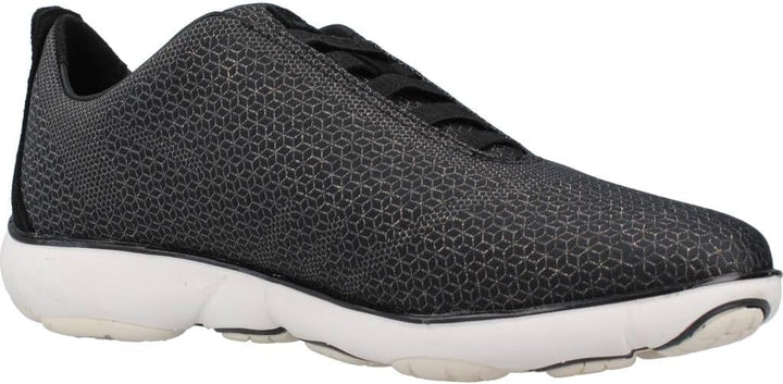 Geox Mädchen D Nebula E Sneakers 36 EU Black Gun, 36 EU Black Gun