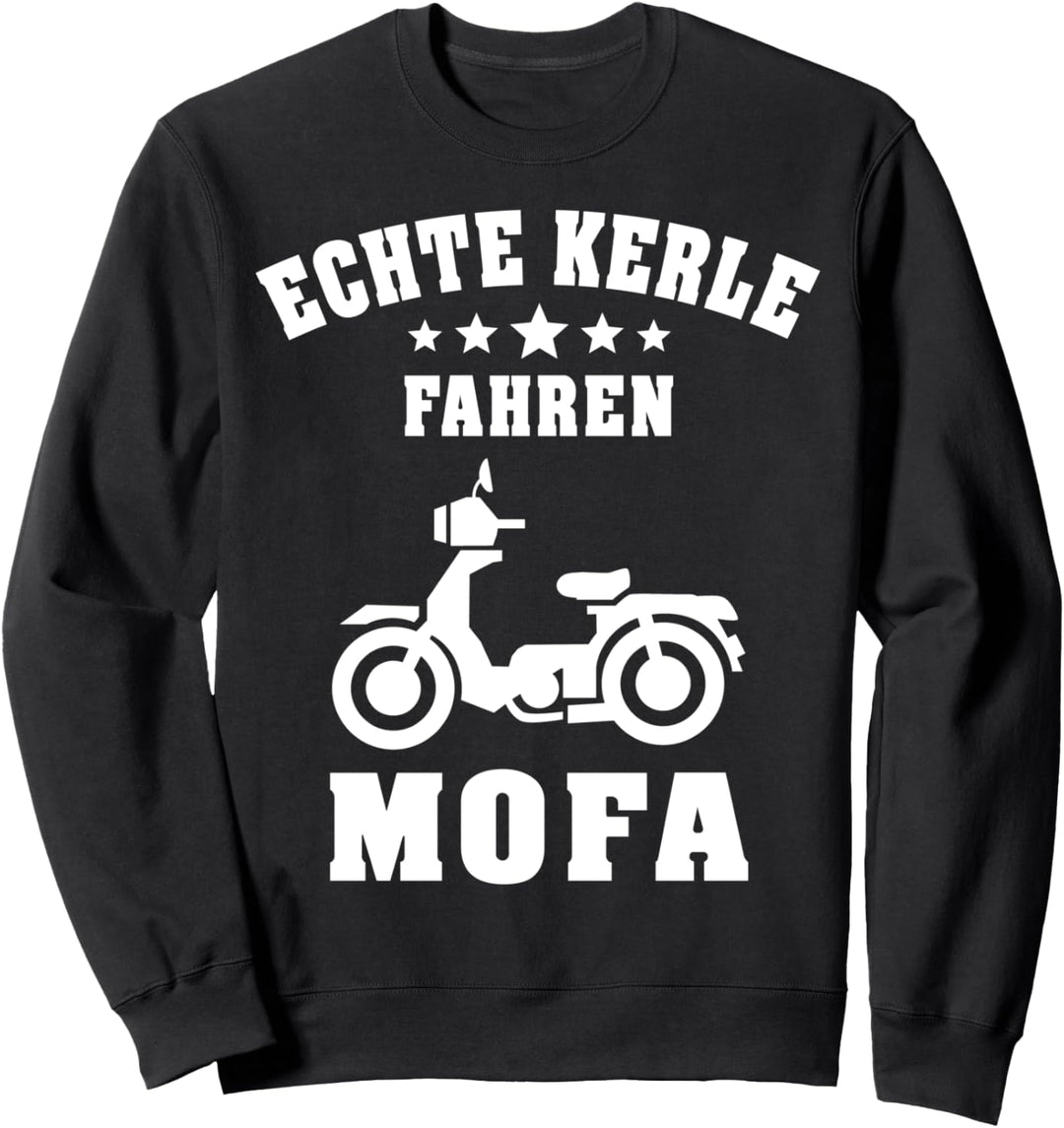 Mofa Moped Motorrad lustiger Spruch Geschenkidee Herren Mann Sweatshirt