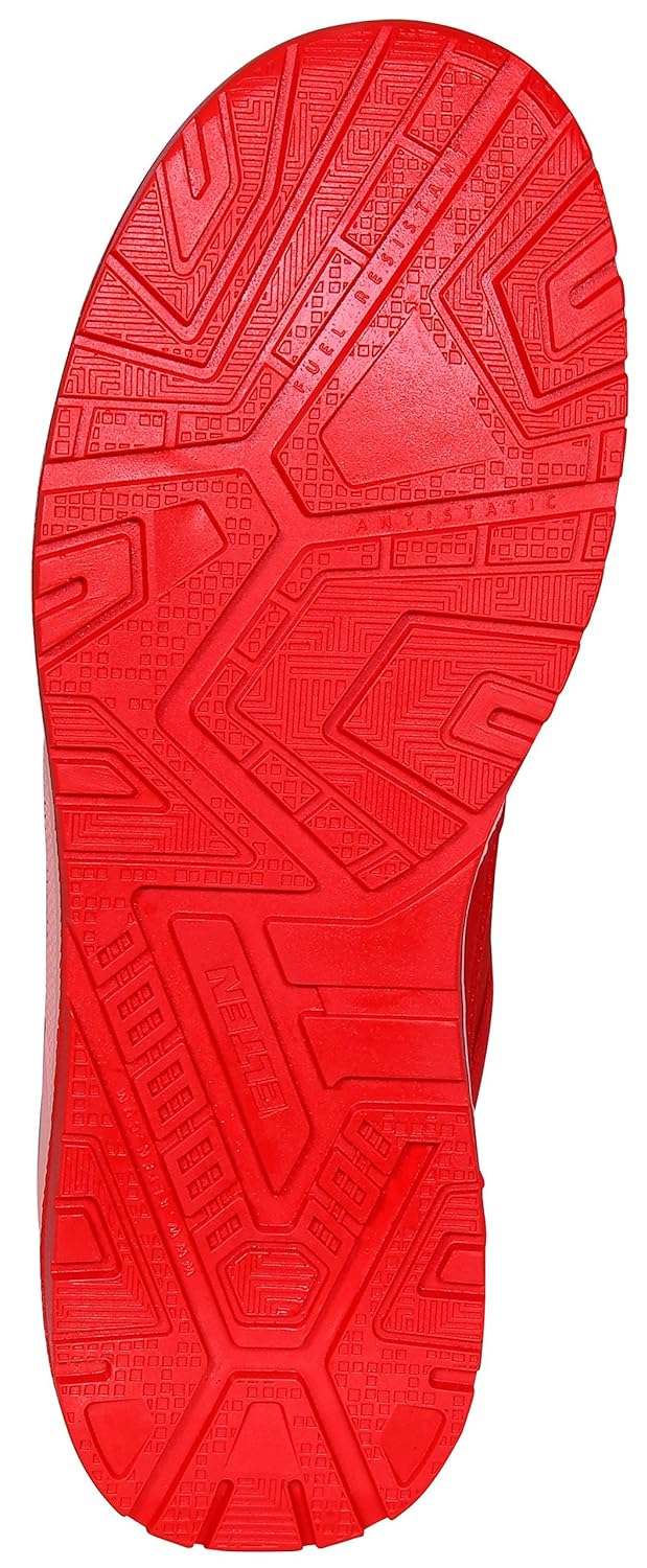 ELTEN Sicherheitsschuhe MAVERICK red Low ESD S3, Damen und Herren, Textil, Stahlkappe, leicht, sport